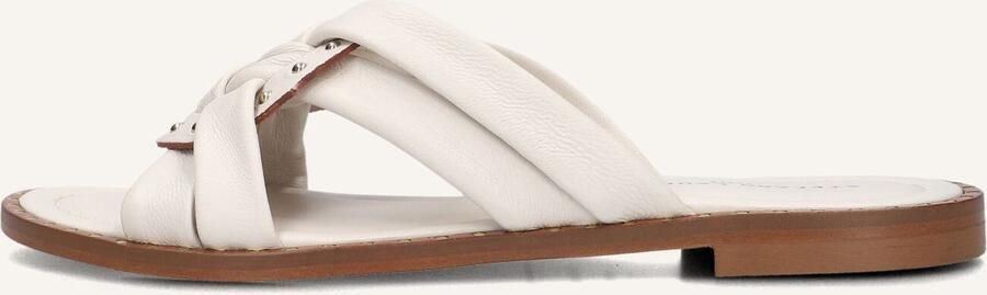 STEFANO LAURAN Slippers Dames 24003 Maat: 37 Materiaal: Leer Kleur: Wit