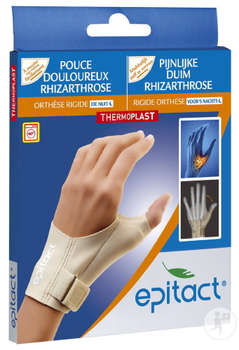 Epitact Orthèse Rigide De Nuit Pouce Douloureux Main Gauche Taille S 1 Pièce