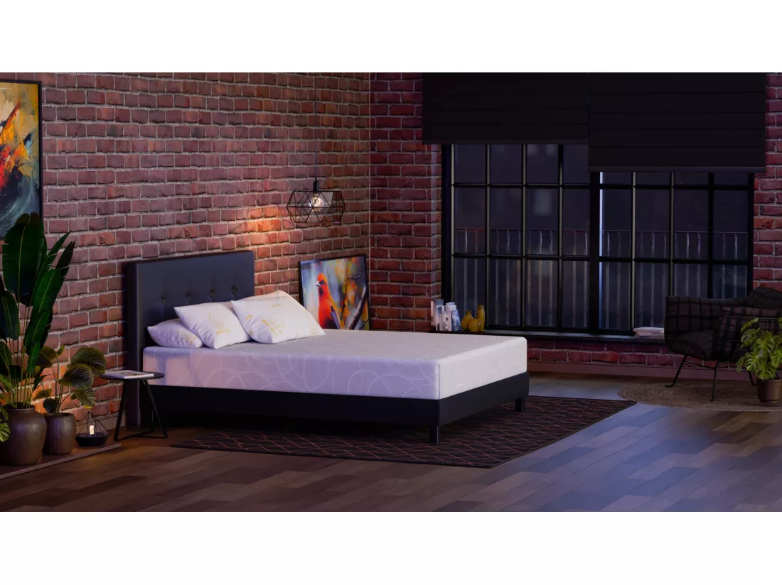 Matelas 140x200 Ondine - Mémoire de Forme Haute Qualité - Mal de Dos - Épaisseur 21 - Confortable - Solides - Primo Douce Lune
