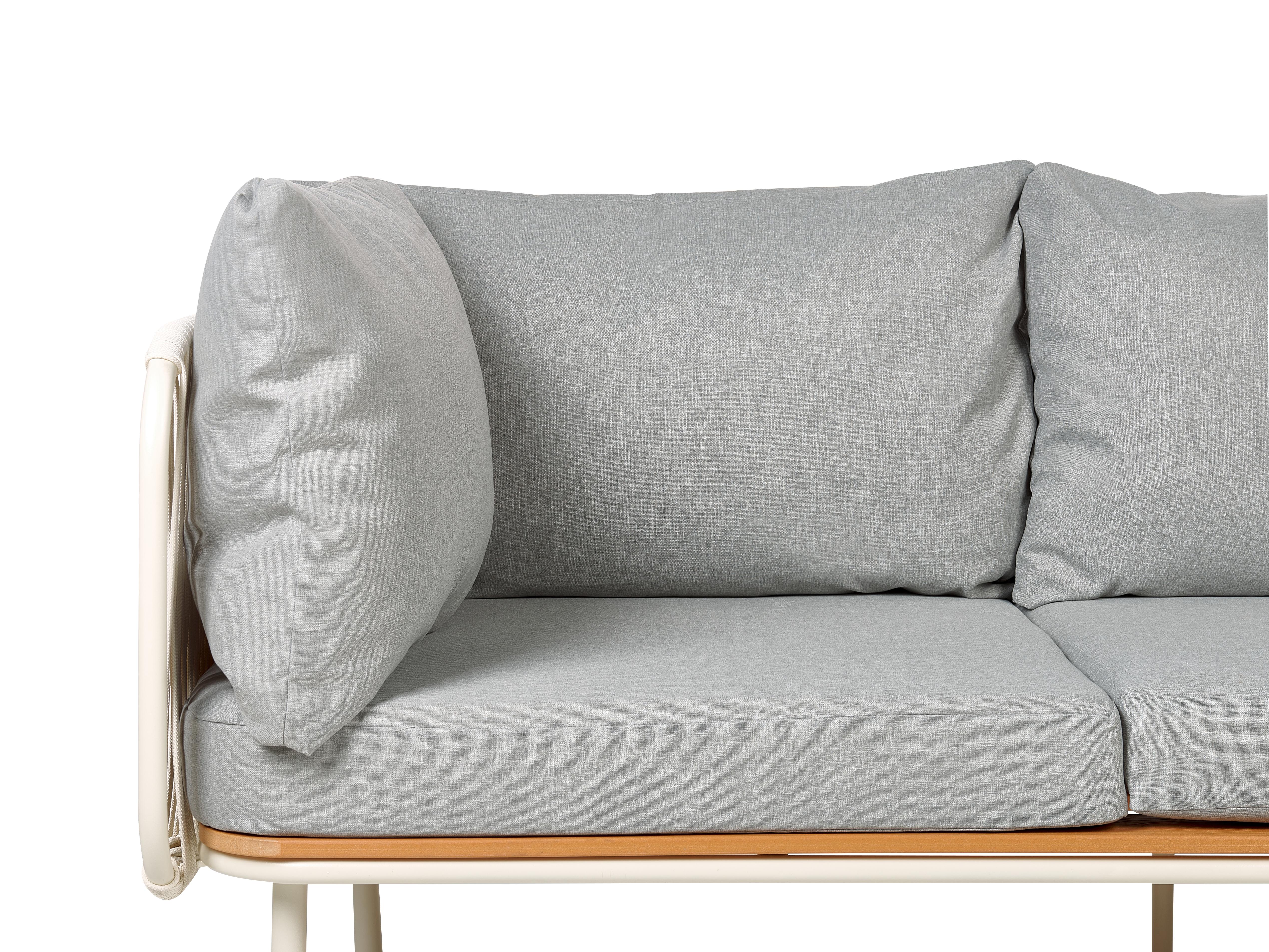Tuin loungebank 3-zits SENISE Metaal Grijs