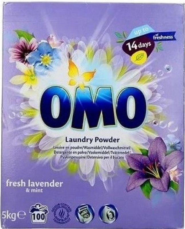 Omo Waspoeder Lavendel 100 Wasbeurten