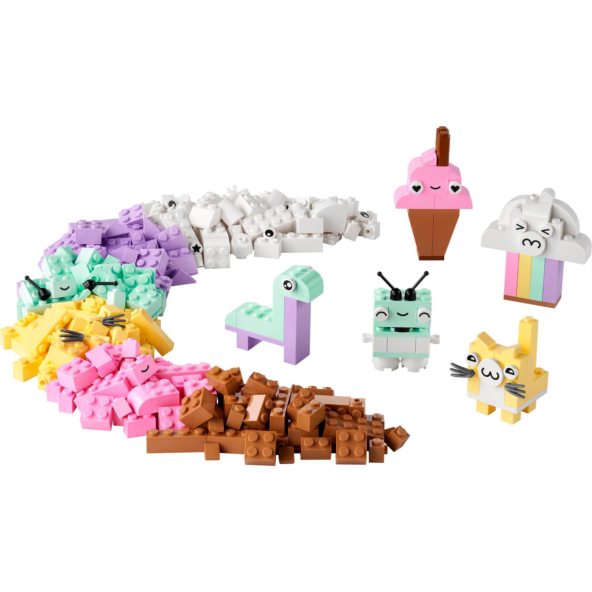 LEGO Konstruktionsspielzeug Classic Pastell Kreativ-Bauset