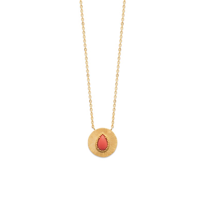 Collier plaqué or ou argent ROSAS - Bijoux Privés Discovery