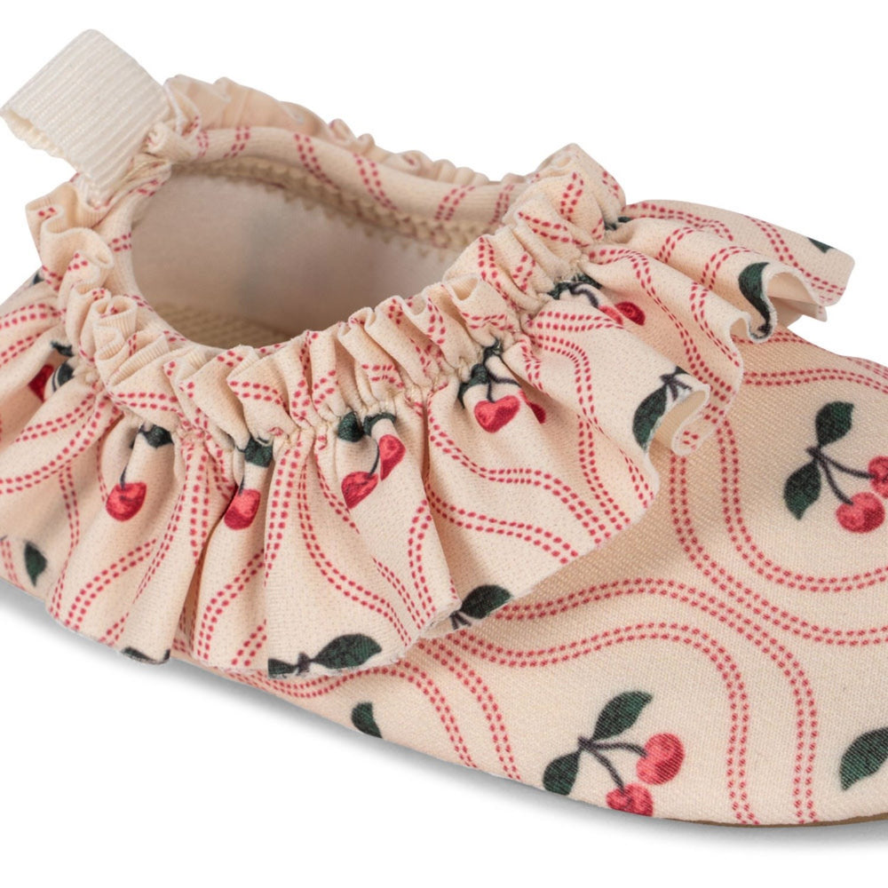 Køb Konges Sløjd Cherry Pink Motif Merle Flæse Badesko
