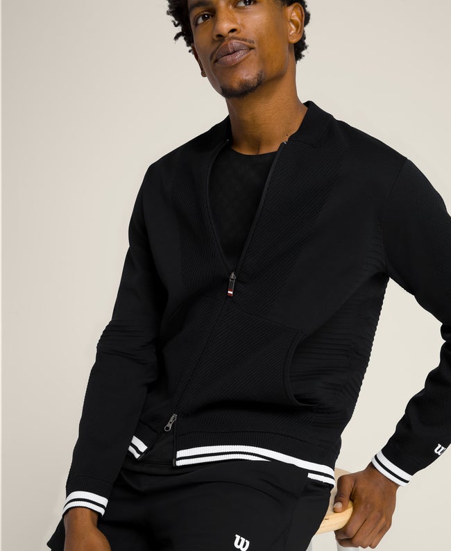 Technical Knit Bomber Jacket