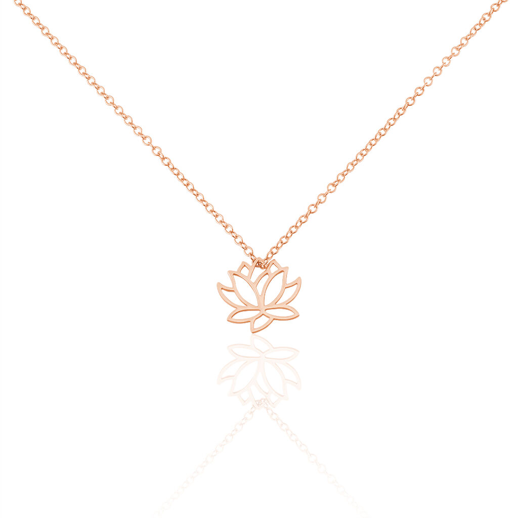Collier Rosita Argent Rose