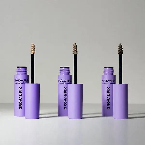 Gel para Sobrancelhas com Cor GROW & FIX da Madara Cosmetics #3 FROSTY TAUPE 4,25ml