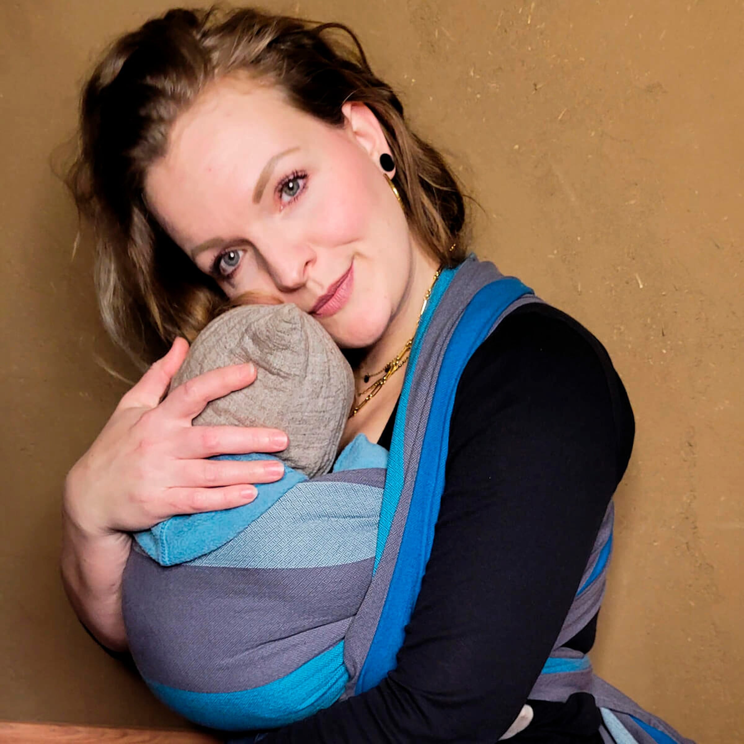 HOPPEDIZ® Babytragetuch Gewebtes Tragetuch Brighton