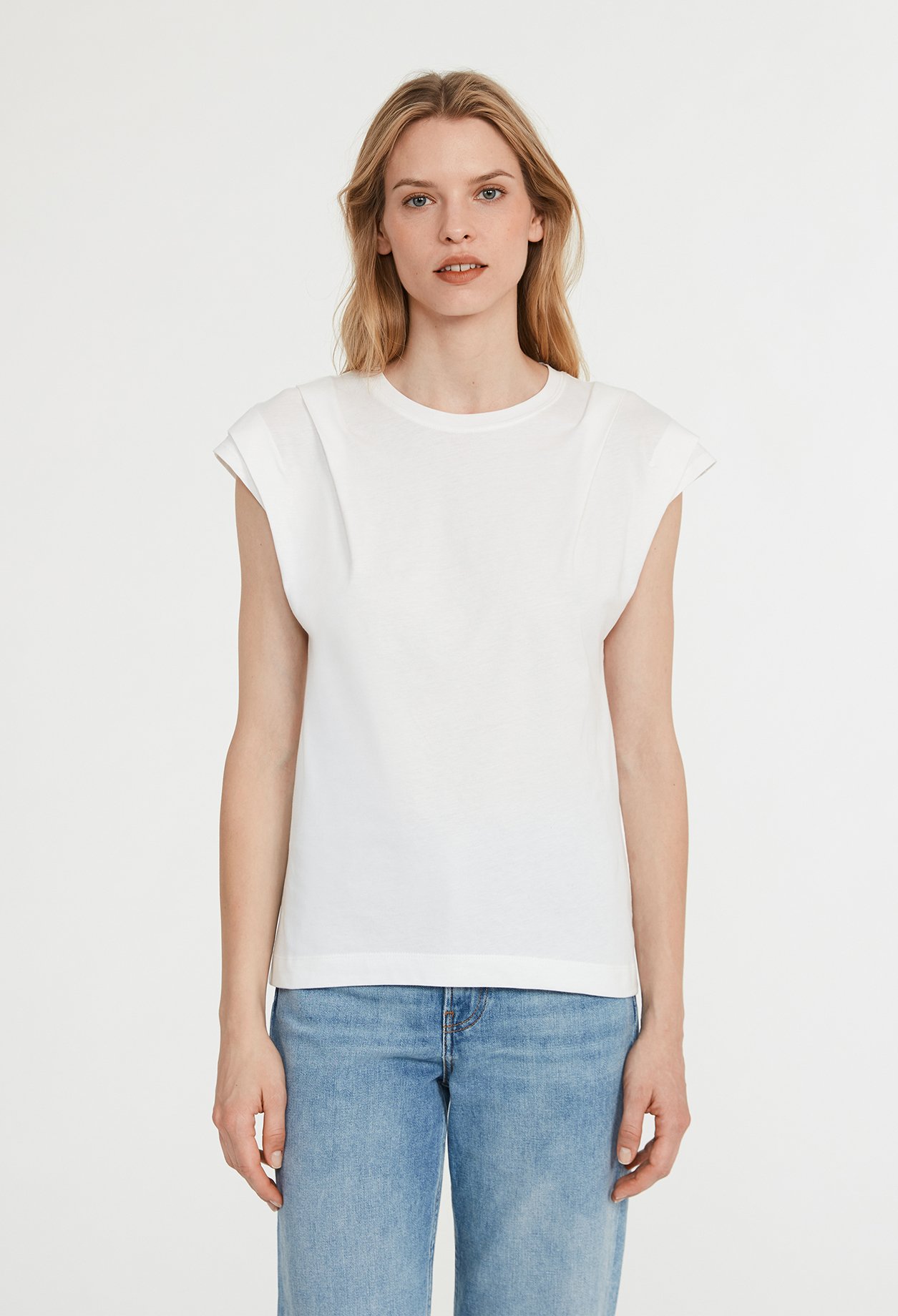 T-shirt ecru coton