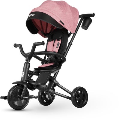 Qplay Nova Niello 6-i-1 Trehjulssykkel, Rosa