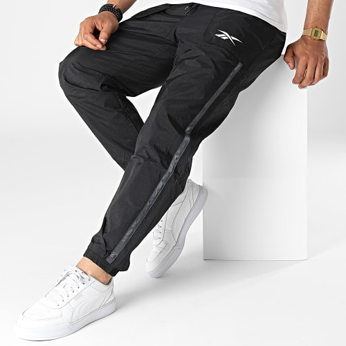 Pantalon Jogging A Bandes MYT H54328 Noir