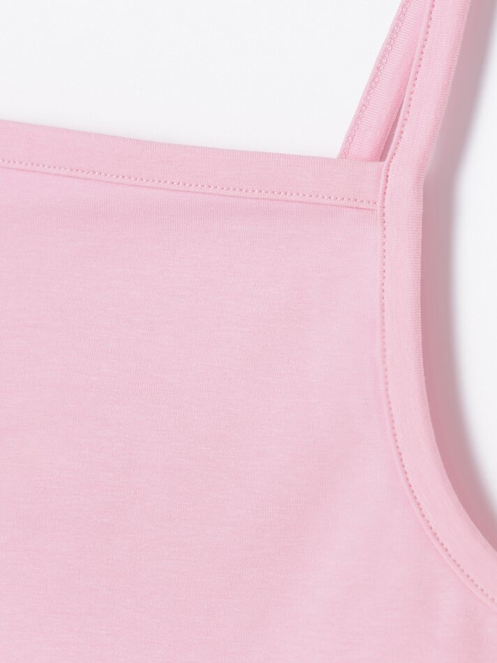 Conjunto com 2 regatas básicas - Rosa Fluorescente