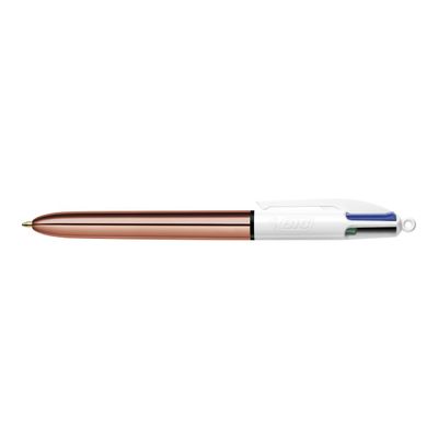 BIC 4 Couleurs Shine - 12 Stylos à bille 4 couleurs