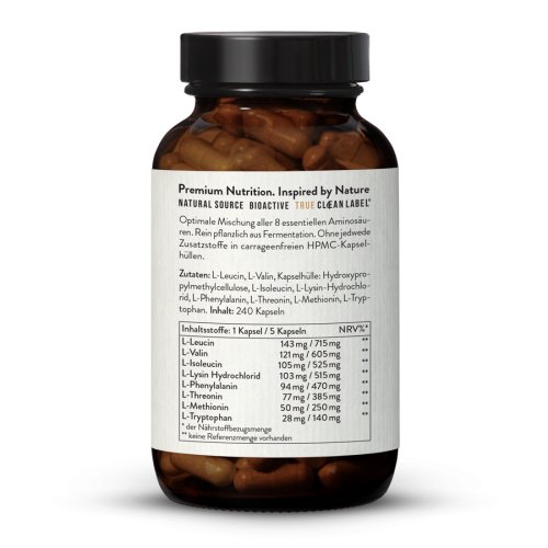 Sunday Natural Products  Master Aminosäuren Komplex Vegan