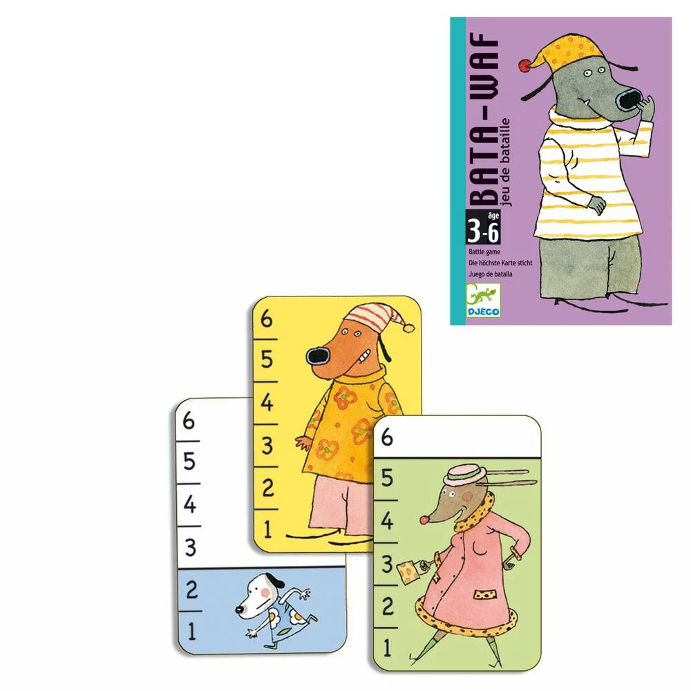 JEU DE CARTES BATAILLE - BATA-WAF