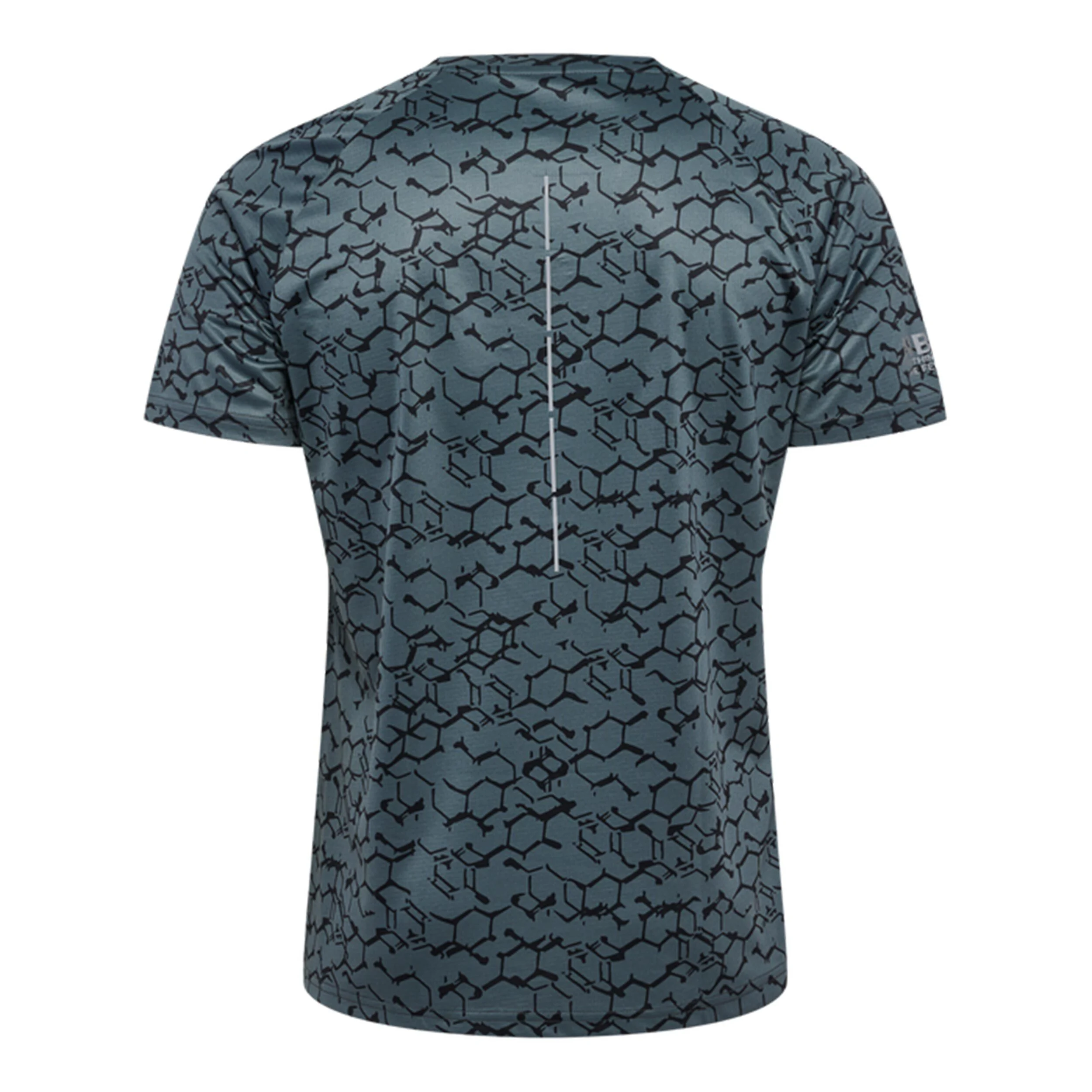Newline Dopa Graphic Maillot De Course Hommes - Gris Foncé