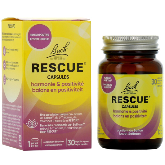 Fleurs de Bach Rescue capsules Harmonie Positivité