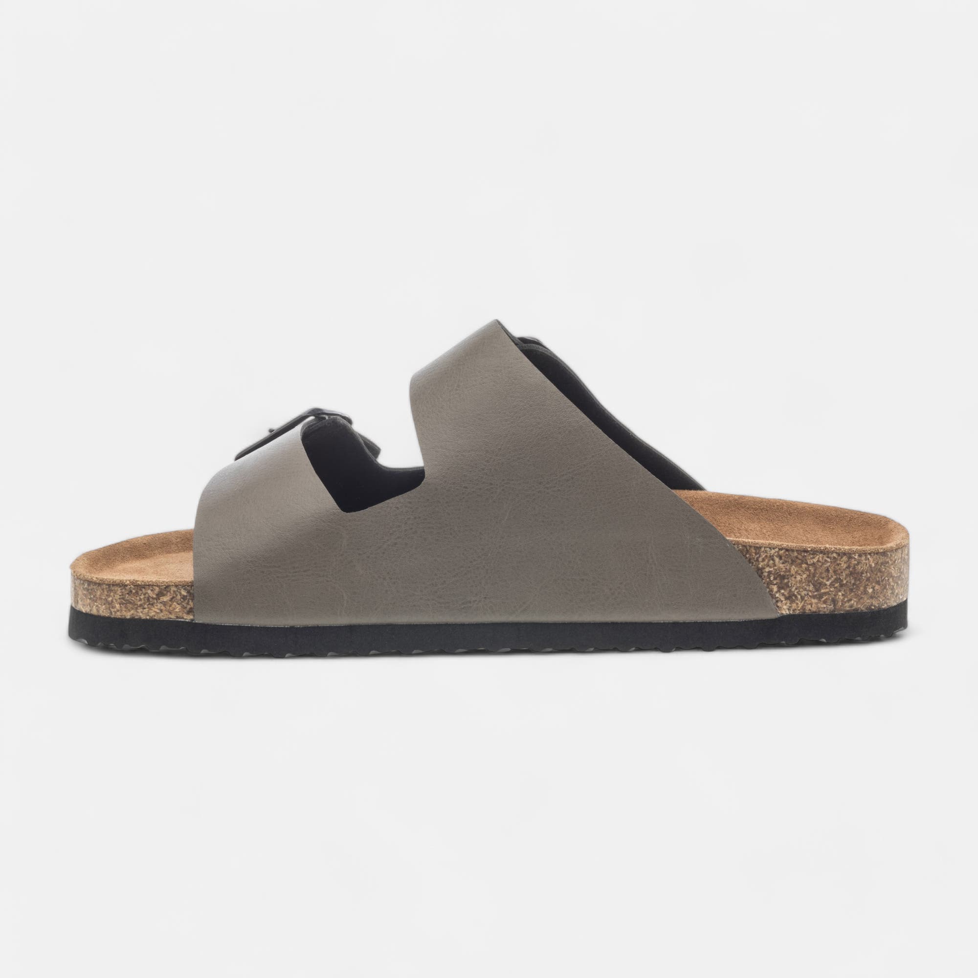 Mules semelle liège Homme kaki