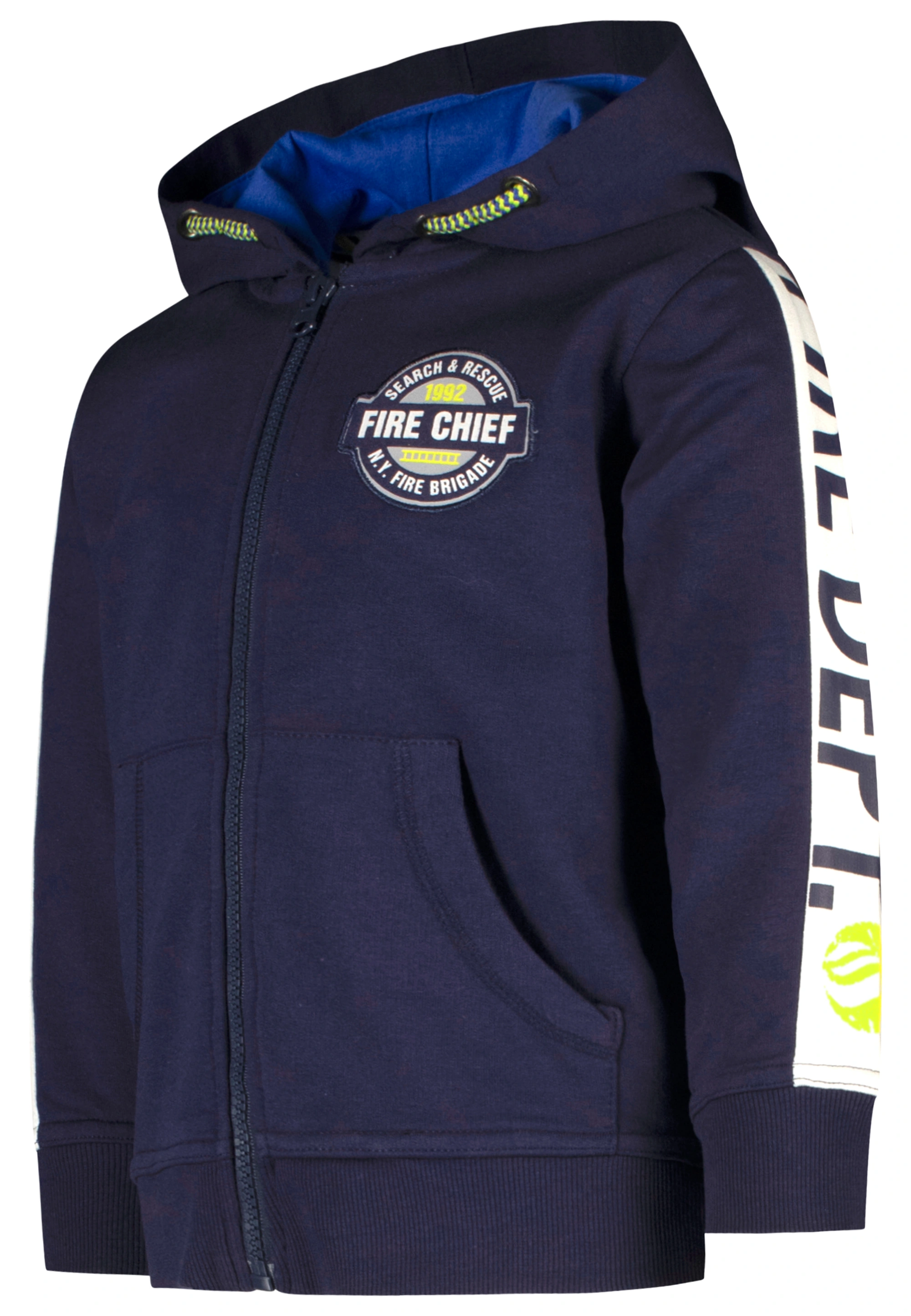 Kapuzen-Sweatjacke FIRETRUCK in true navy