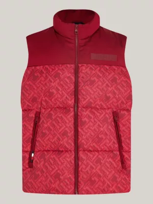 Colete TH Warm New York com estampa de monograma
