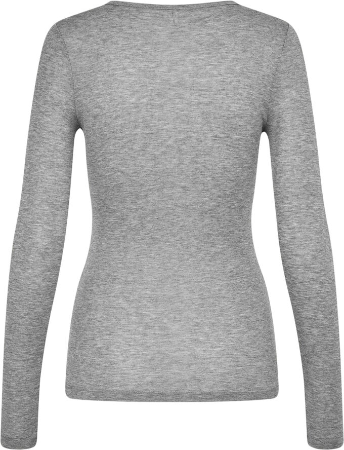 Samsøe Samsøe Sadou t-shirt ls 15499 Grey mel.
