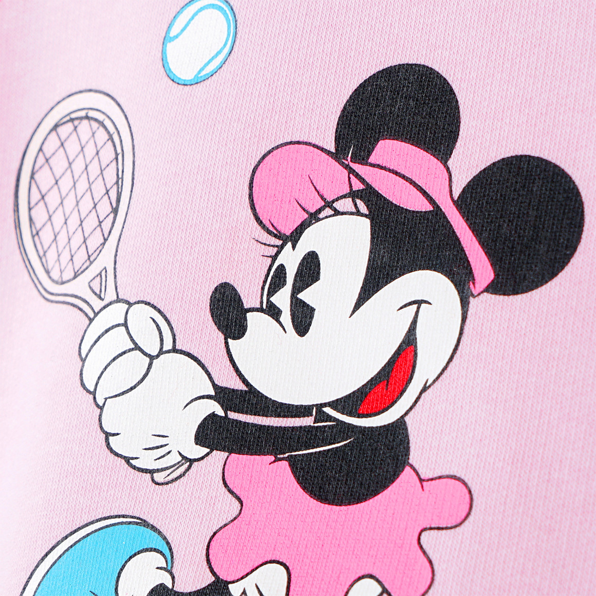 Topolino Minnie Maus Sweatshirt im College-Style rosa