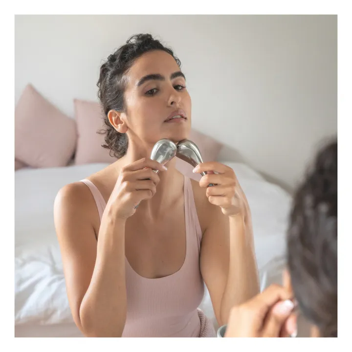 Holidermie Globes de cryothérapie visage | Argenté