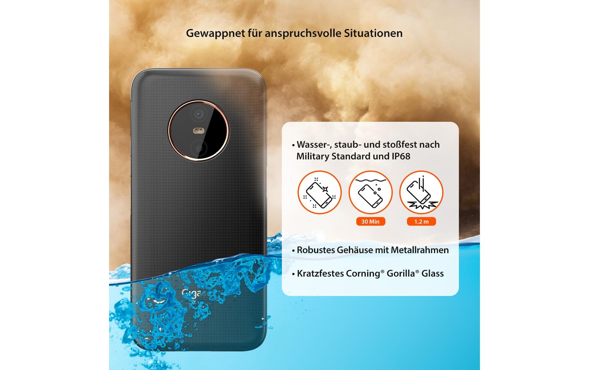 Gigaset Smartphone »128 GB Titanium« Schwarz