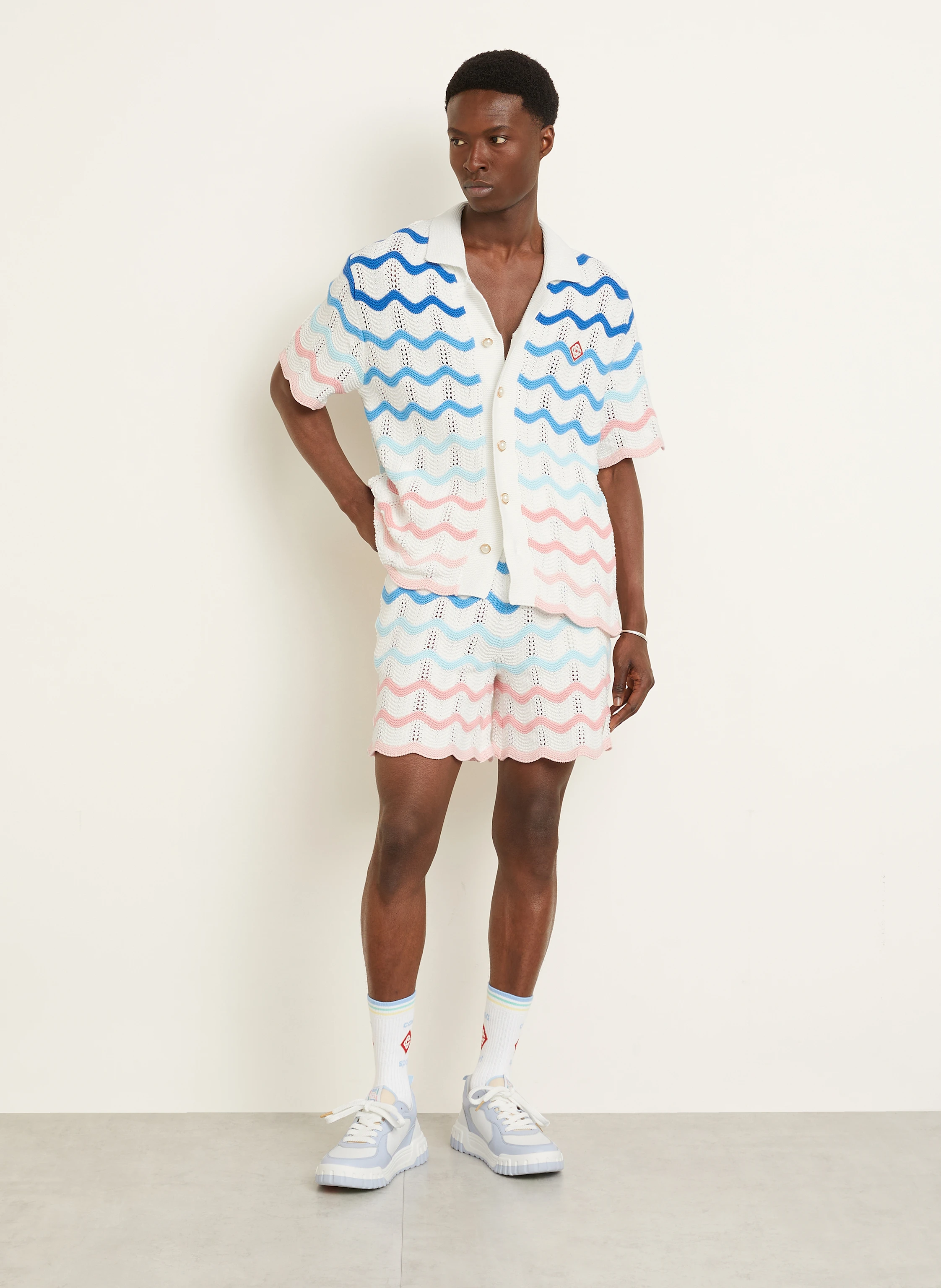 Casablanca Strickhemd WAVE