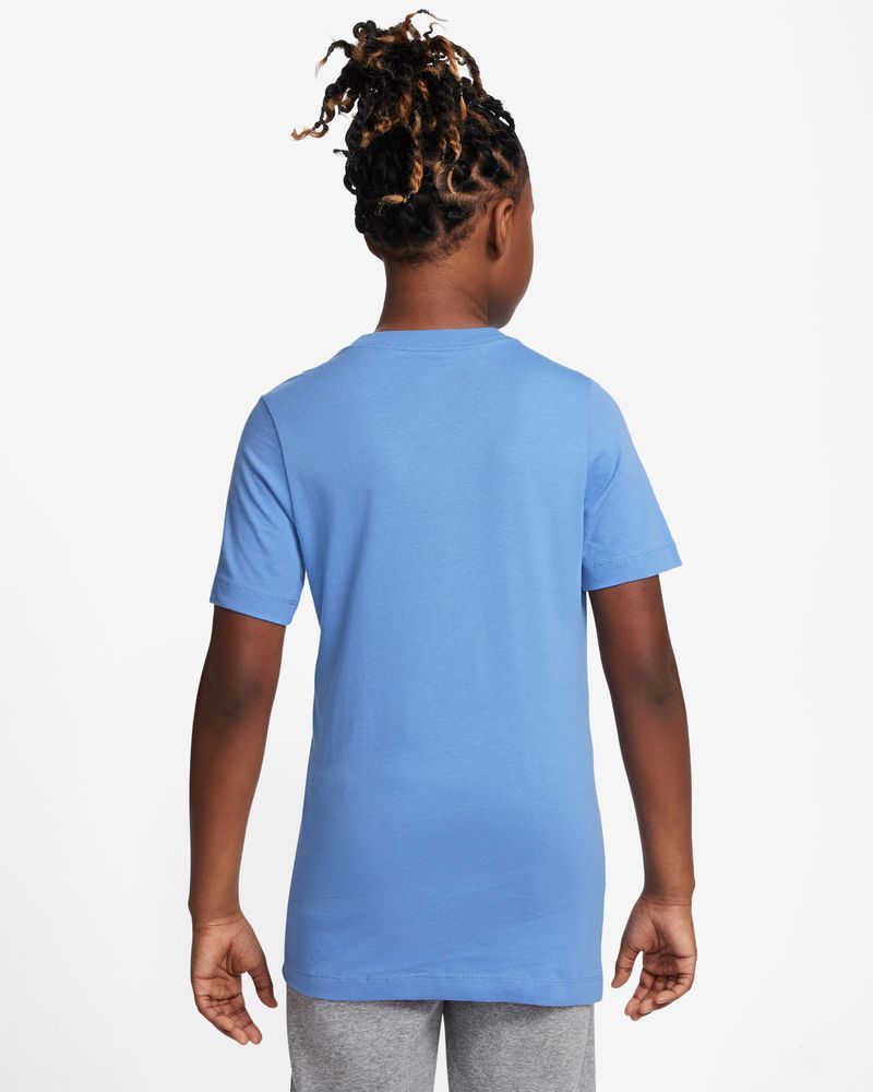 T-shirt Nike Sportswear Bleu & Blanc pour enfant