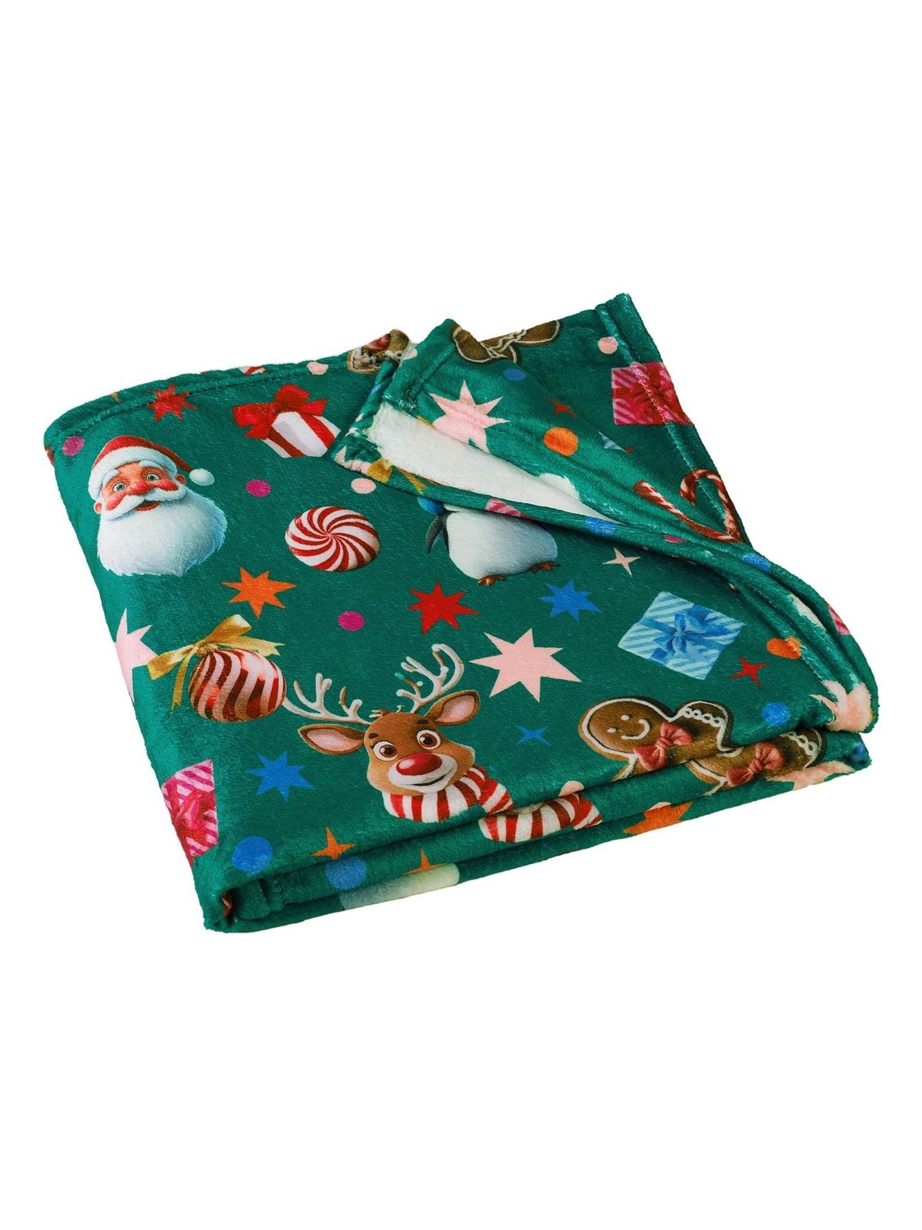Catherine Lansfield Kerstmis Icons behaaglijke fleece deken