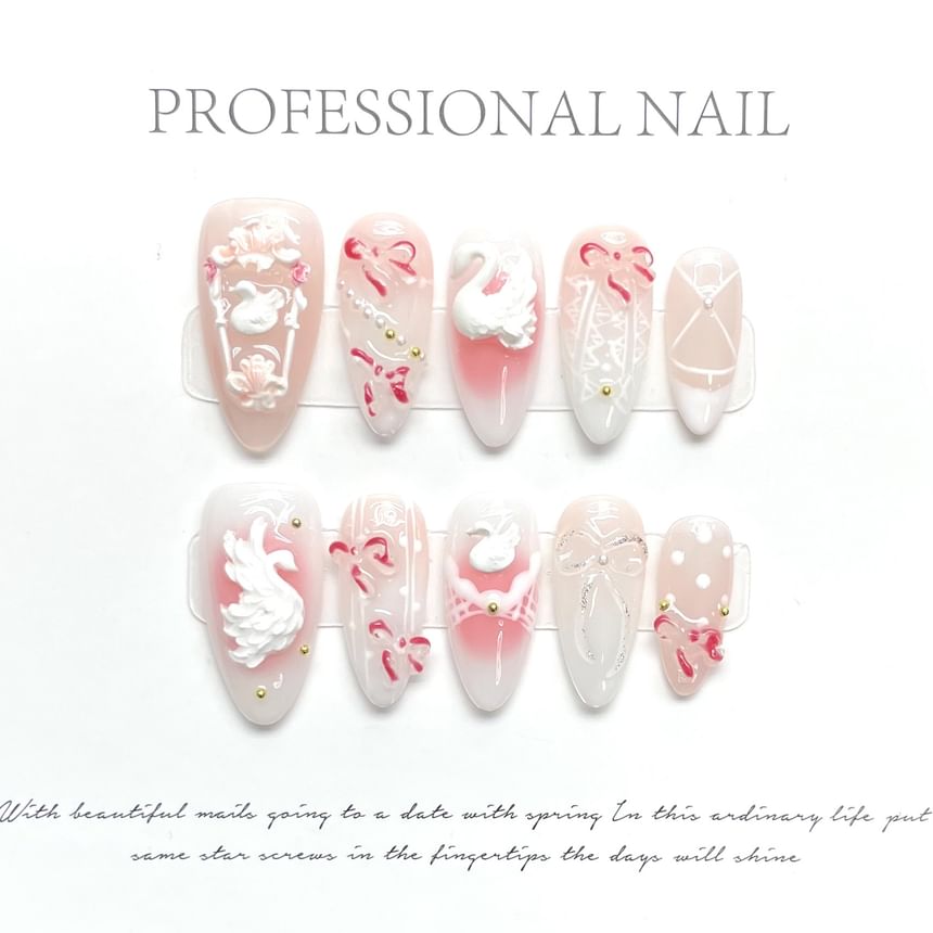 eovda - Swan Press On Nail
