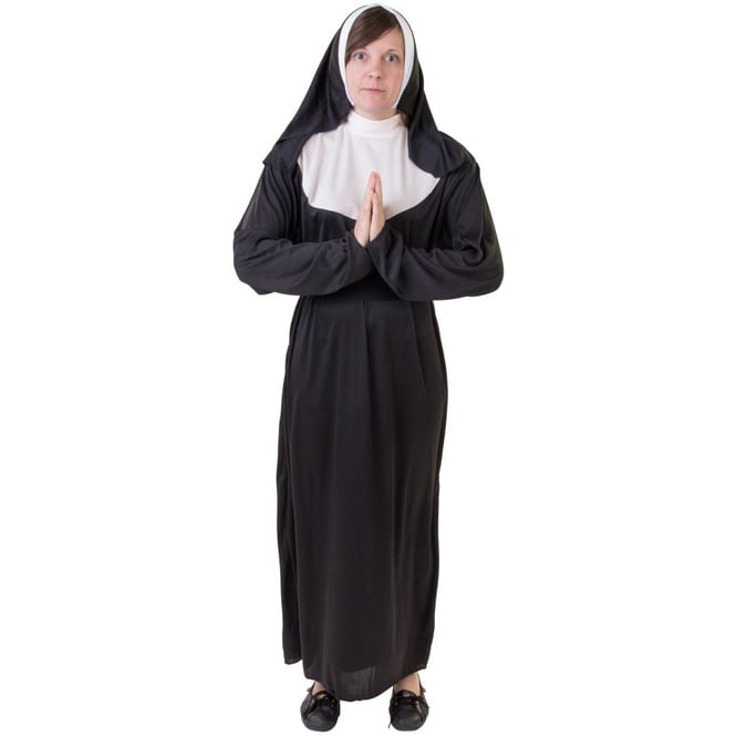 Kostüm - Nonne - für Erwachsene - 3-teilig