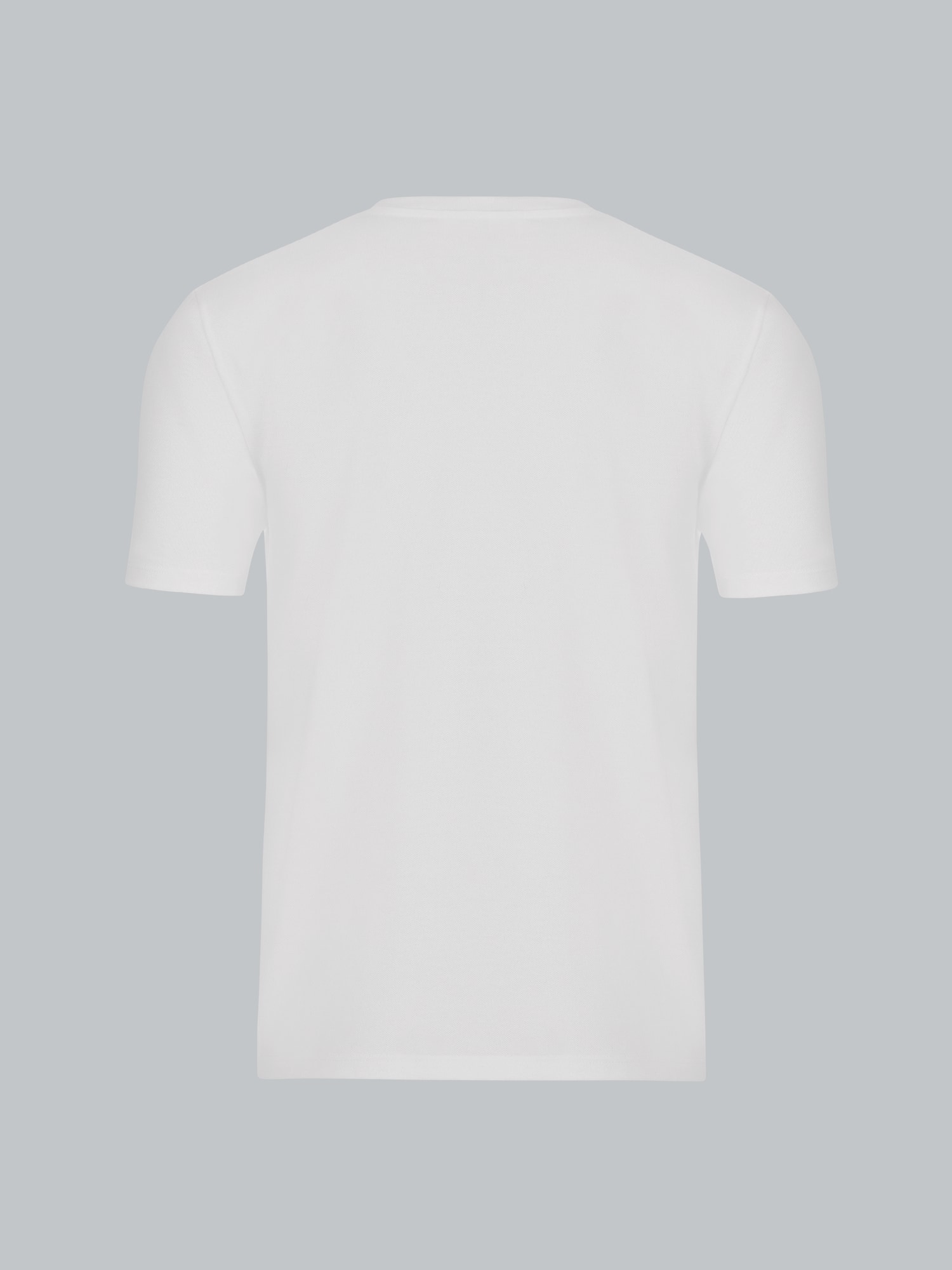 T-Shirt in Piqué-Qualität Weiss