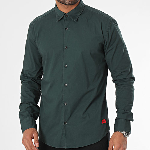 Chemise Manches Longues Ermo 50500216 Vert Bouteille