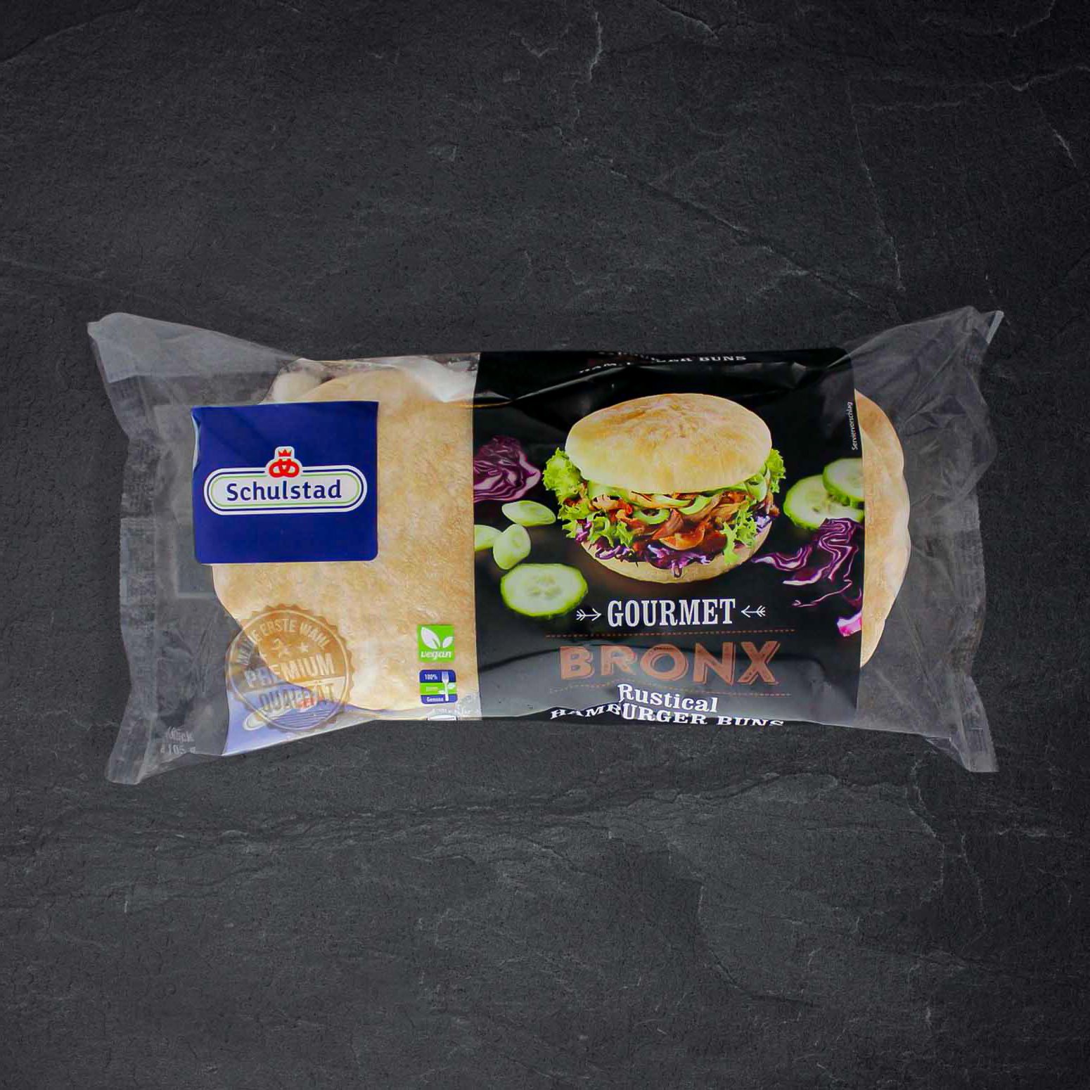 Burgerbrötchen Bronx Rustikal tiefgekühlt (4 Stück)