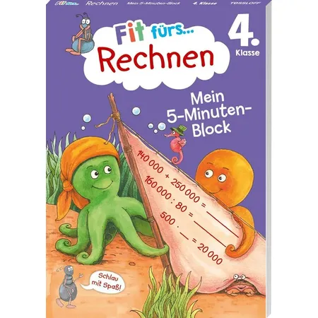 Tessloff Fit fürs Rechnen 4. Klasse. Mein 5-Minuten-Block