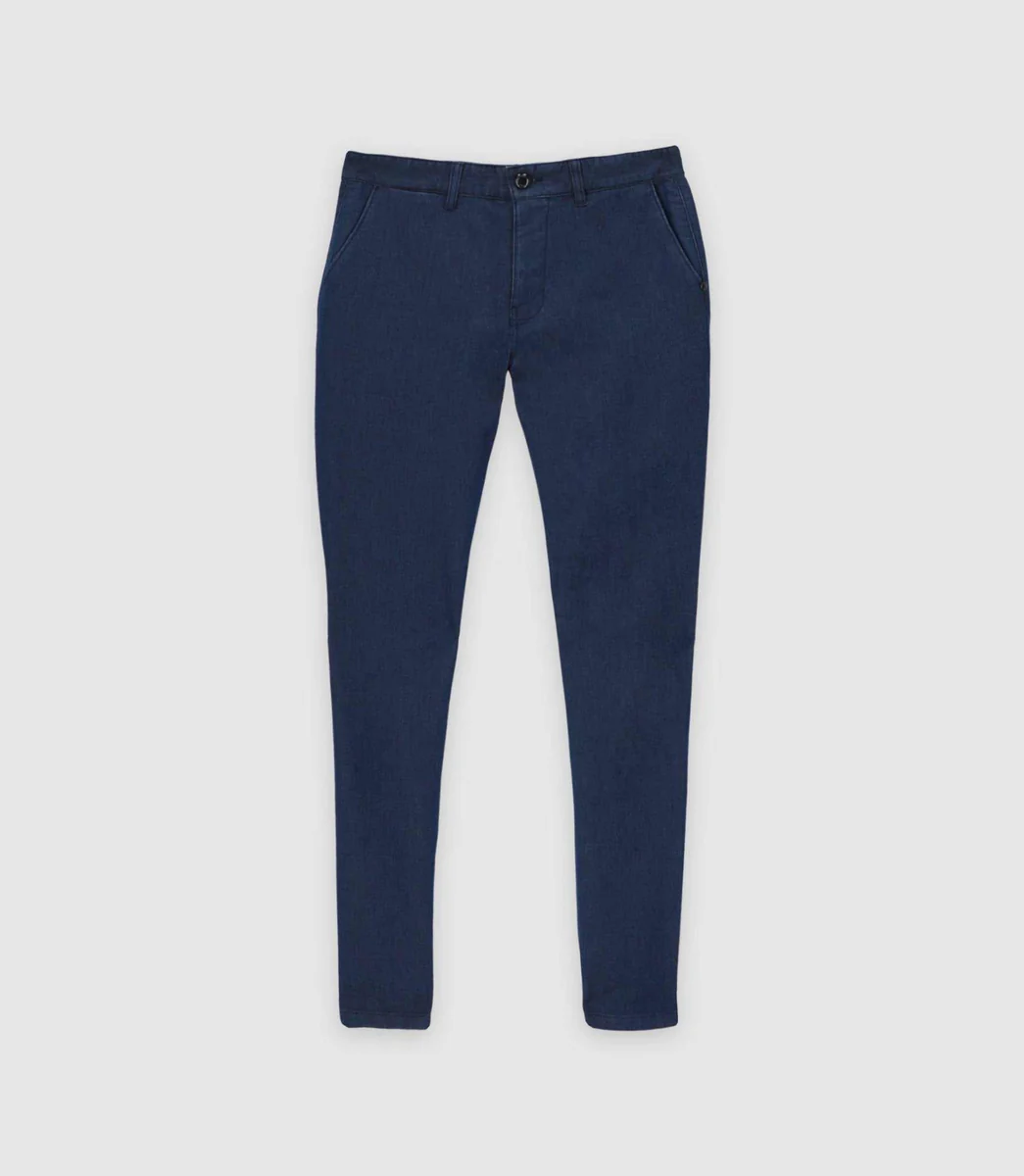 Pantalon chino armuré marine VEBI