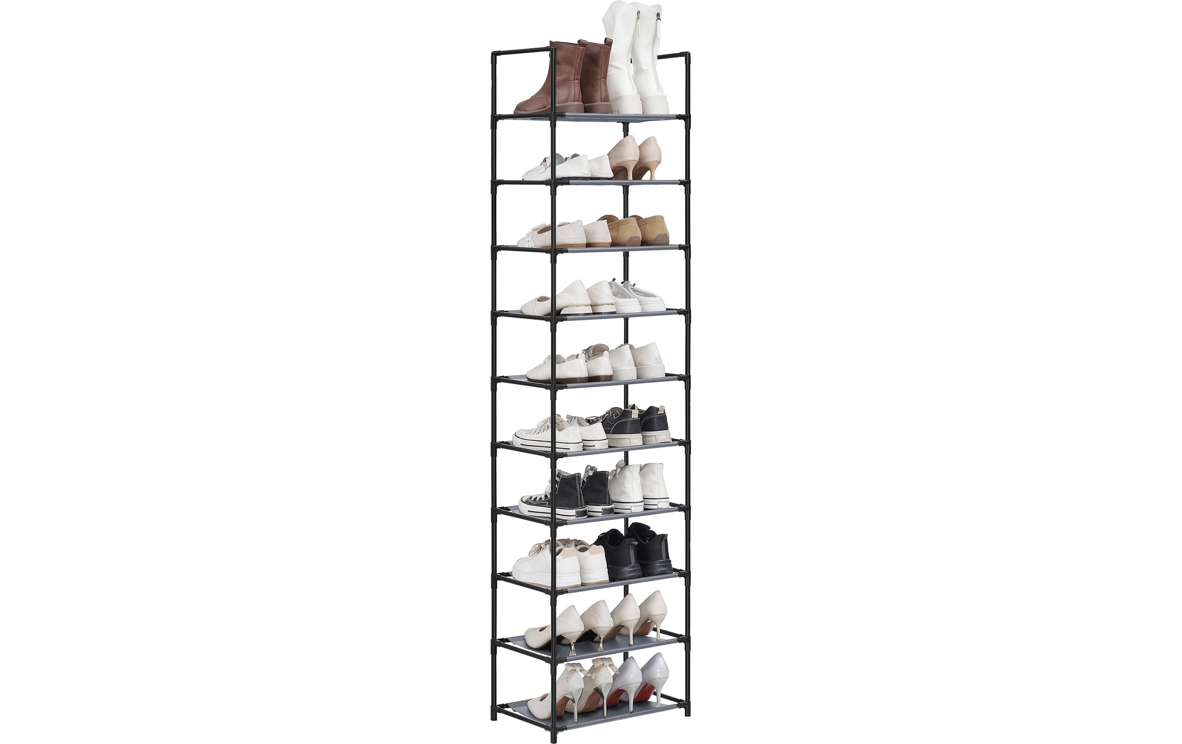 SONGMICS Schuhregal »mit 10 Ablagen 45 x 173 cm«