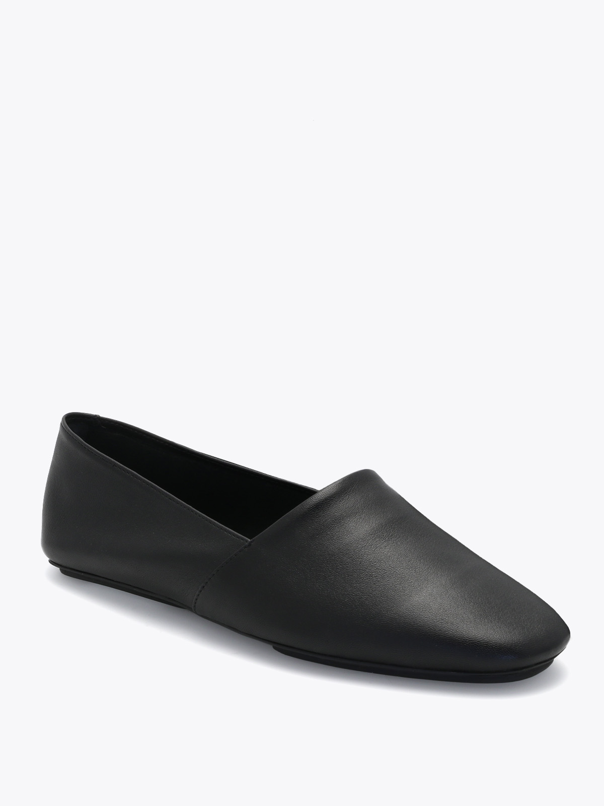 Yoga Loafer Leather Black - Trapes Sko