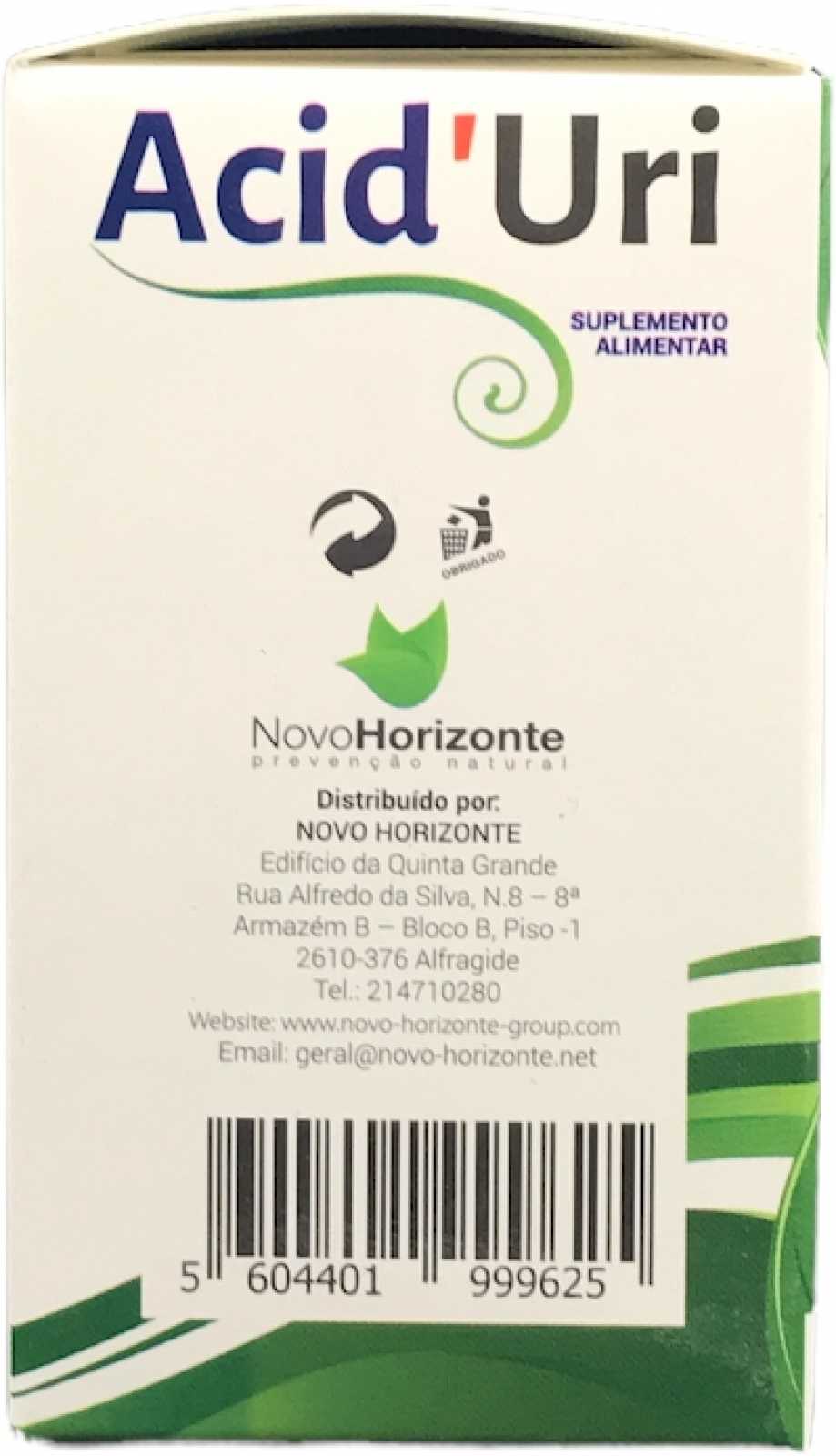 Novo Horizonte Acid Uri 60 Cápsulas