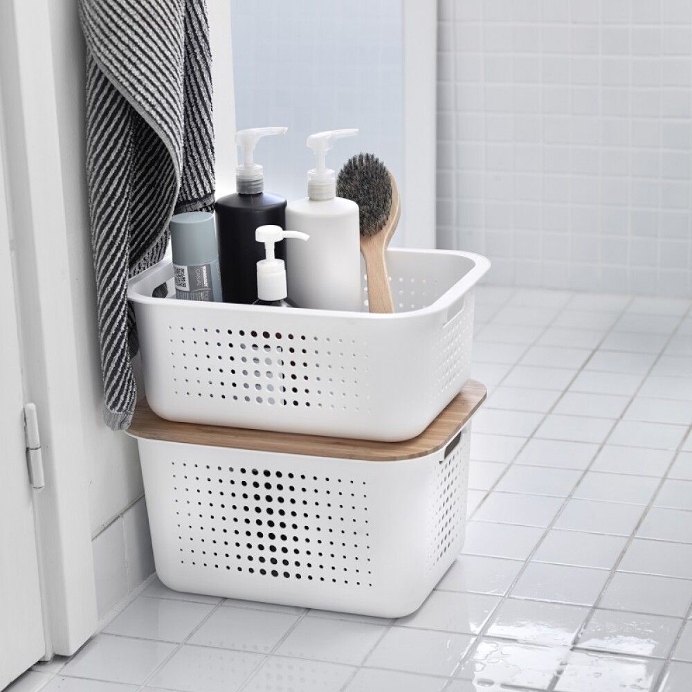 OPPBEVARINGSKURV SMARTSTORE BASKET 13L RESIRKULERT HVIT