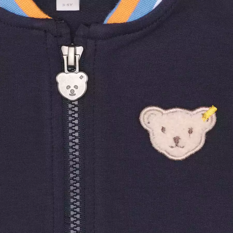 Steiff Mini Sweatjacke navy