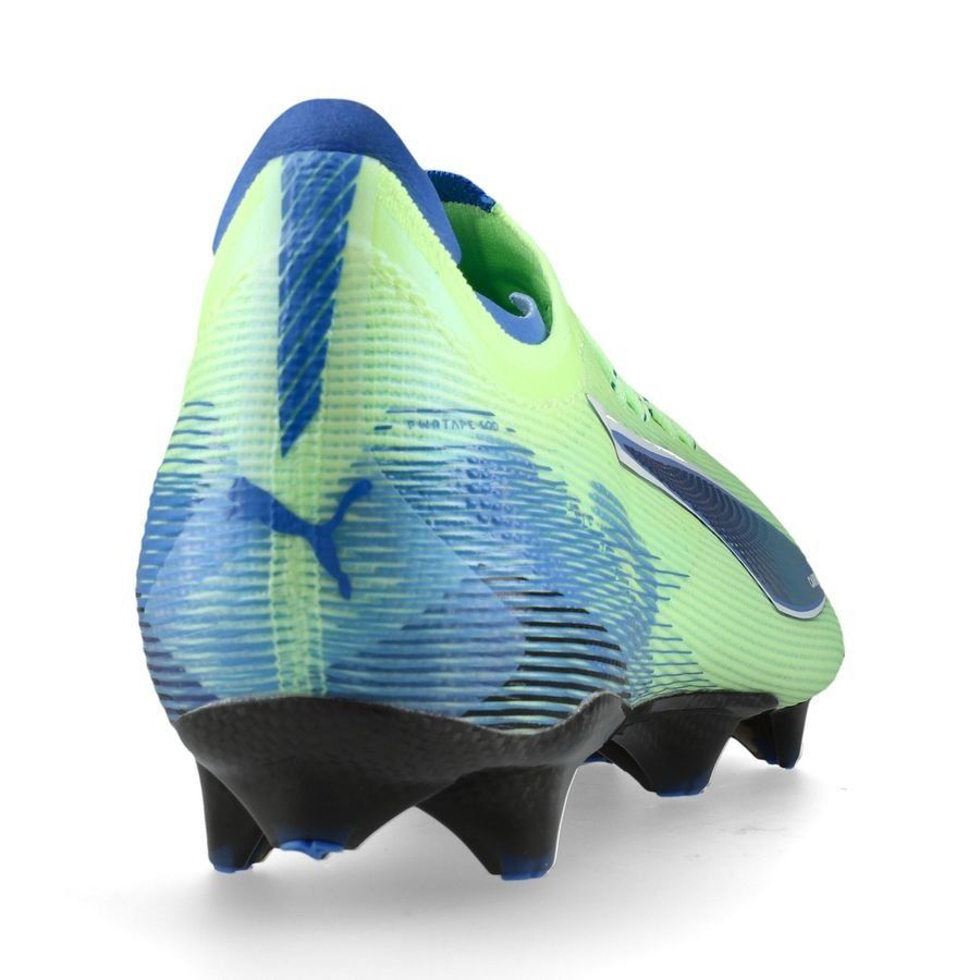 PUMA Ultra 5 Carbon FG Lights Out - Fizzy Apple/Blanc/Bleu Femme