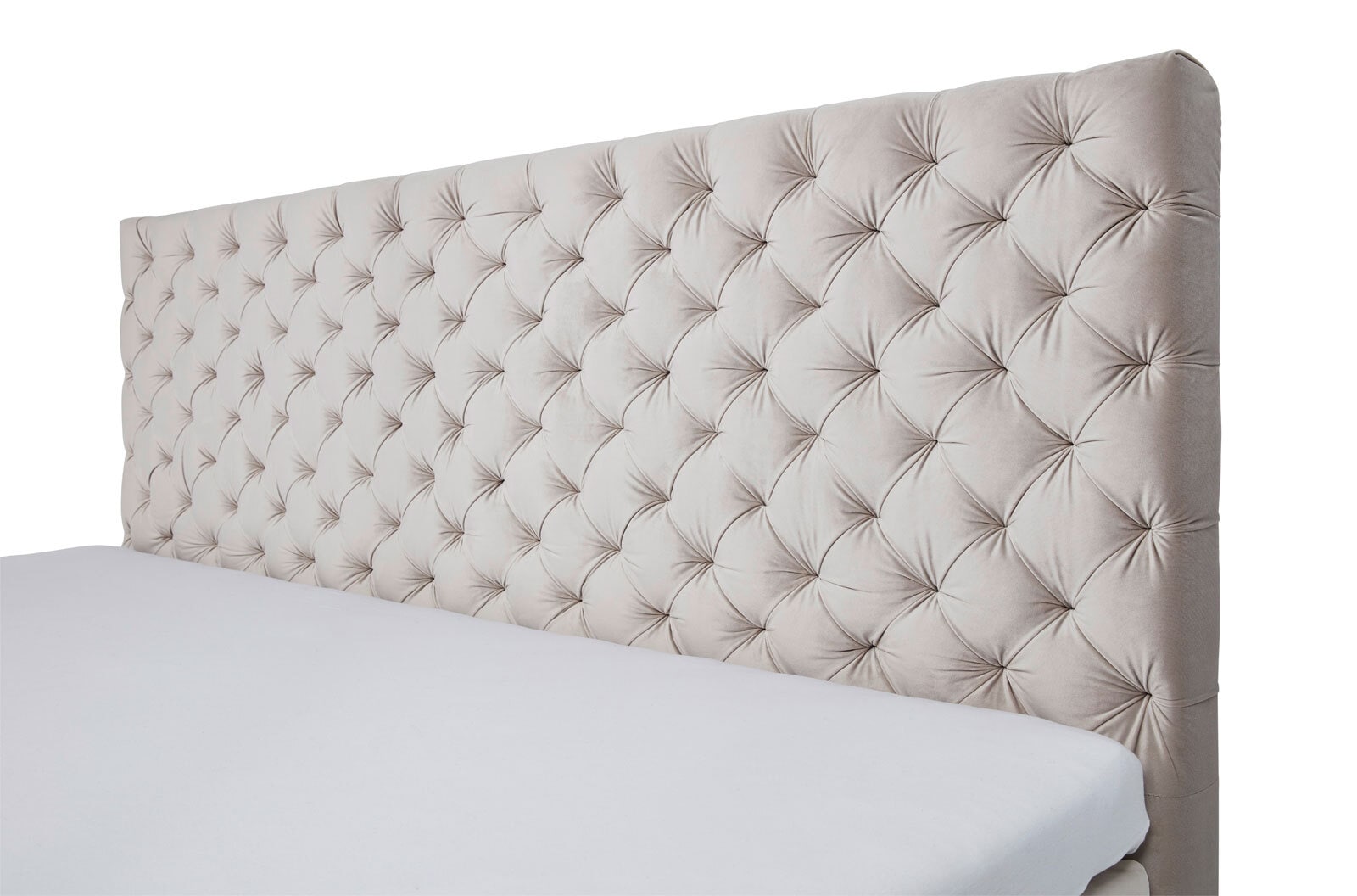 Boxspringbett LA MAISON 160 x 200 cm H2 beige