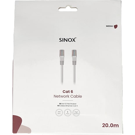 Sinox Cat6e netværkskabel 20 meter