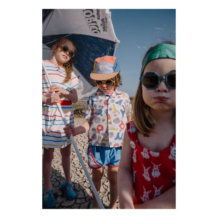 YEYE Lunettes de Soleil | Bleu gris