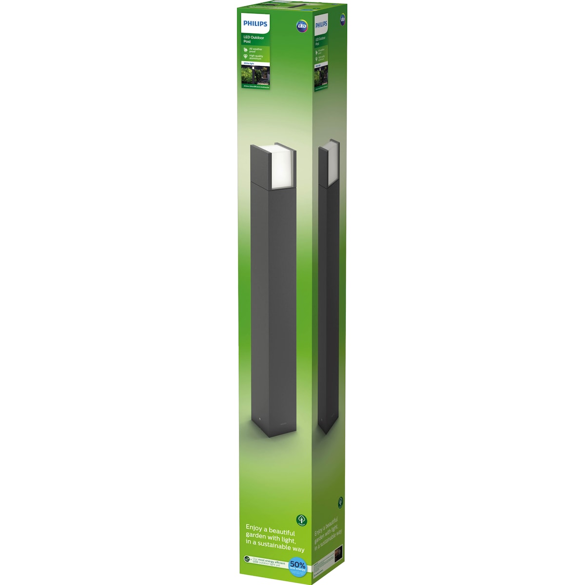 Philips Arbour utendørs stolpelampe 3,8W