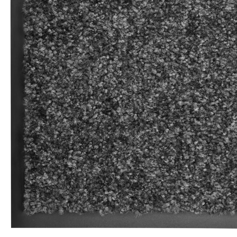 Paillasson lavable anthracite 90x150 cm