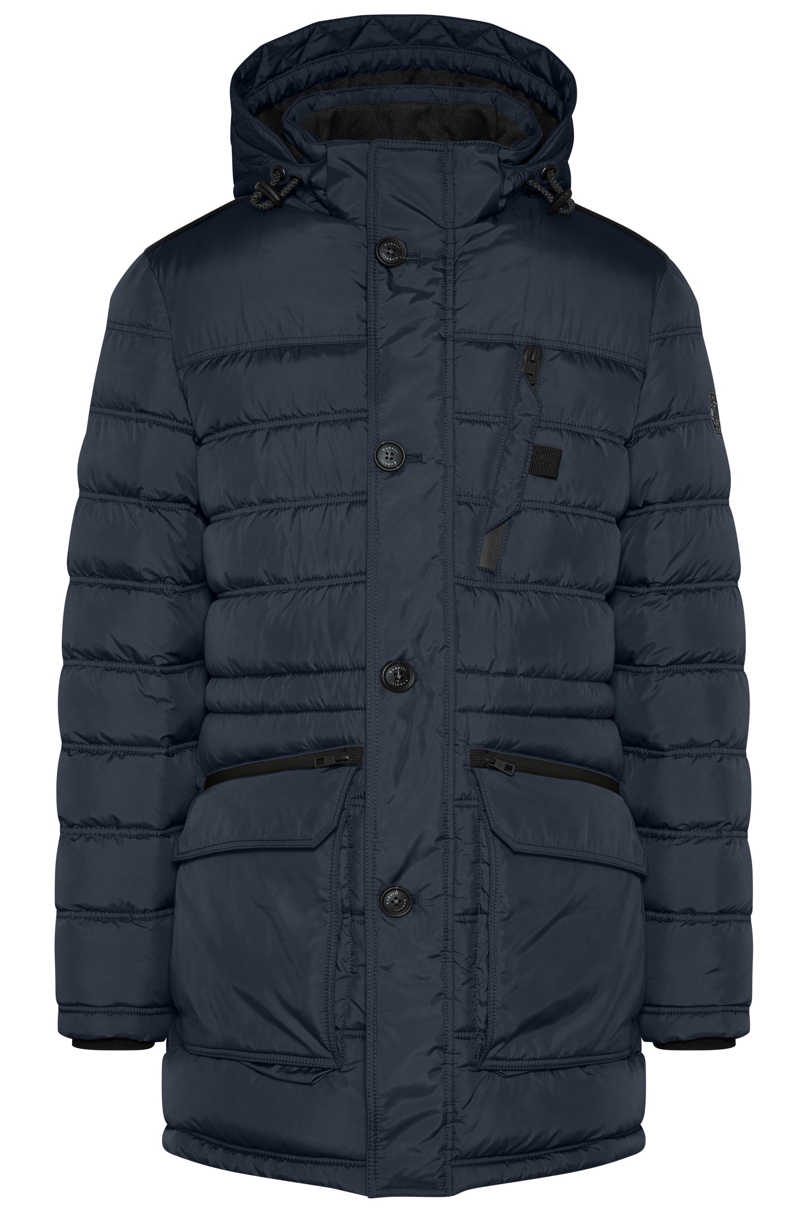bugatti Parka mit Kapuze mit abtrennbarer Kapuze